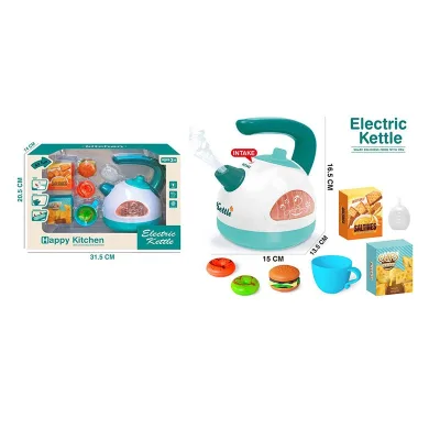 Happy Kitchen Toys Pretend Play Electric Appliances Kettle Toy Set for Kids