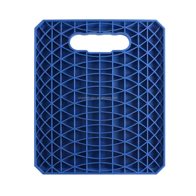 RV Stabilizing Jack Pad With Built-in Handle, Camper Wheels Leveling Block Prevent Jack Sinking, 14"x12"