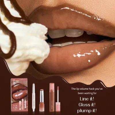 Private Label Lip Combo Set Peptide Lip Liner Jam Tint Long Lasting Hydrating Lipstick Crystal Glam Premium Lip Gloss En Gros