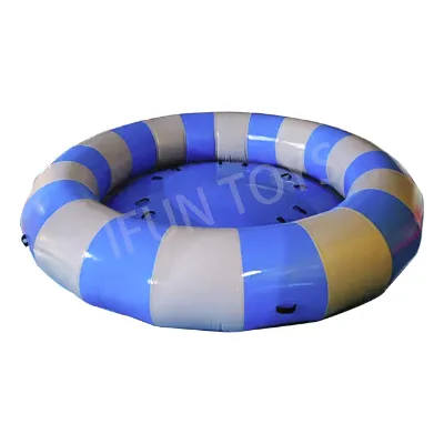 Inflatable Flying Spinning Towable Inflatable Rotating Water Toys Bandwag Disco Boat UFO Boat 8 Seats/10seats/12seats