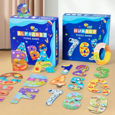 Magnetic Jigsaw Puzzle with Unique Magnetic Stickers