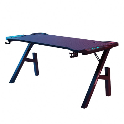 K Shape Desktop PC Table or Gaming Desk and Chair Internet Cafe Picture Black Gaming Table Pc Desk Gamer for Office