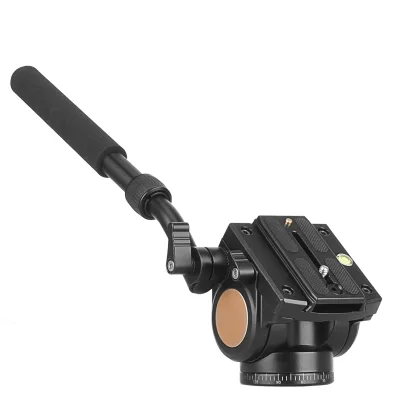 Pro QZSD Q90 DSLR Videl Tripod Head 18kg Load Capacity Monopod Head for Telescope Les Three-way Handle Damping Handle Head