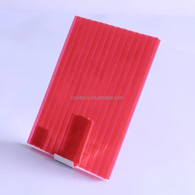 Modern Design 2.44m Polycarbonate Hollow Sheet 2.0-20mm Coated with UV Resistance Clear Sun Sheets