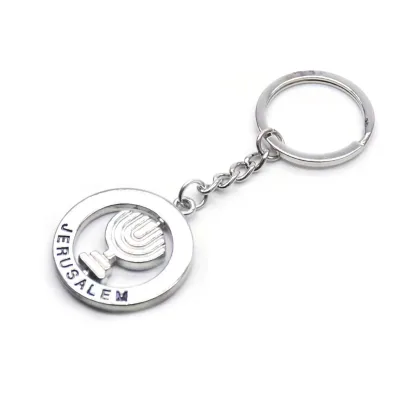 Wholesale jerusalem Pendant Key Ring For Gift