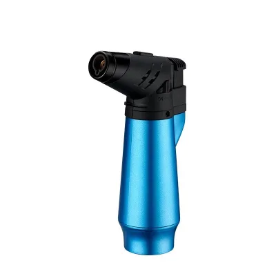 Straight-through inflatable spray gun windproof lighter welding gun aromatherapy igniter double fire ignition gun