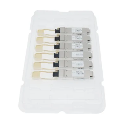 Fast Delivery QSFP 40G MMF Fiber Optic Transceiver SR4 100M with DDM for Telecom FTTX 3-Year Warranty
