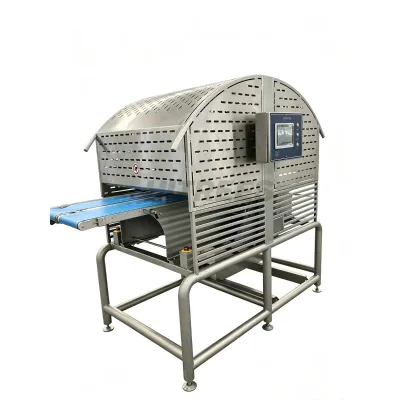 Large Capacity Salmon Oblique Angle Cutting Machine for Fish Factory Produce Massive Sashimi Salmon Portions