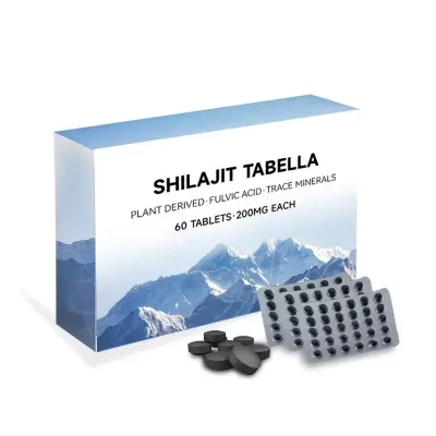 100% Pure Trace Minerals Complex Himalayan Shilajit Tablet Rich Natural 58% Fulvic Acid Original Shilajit Resin Energy