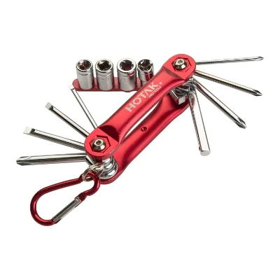Factory Hot Sale Key Set Toys Model Install Folding Hex Key Set Outdoor Sport Bike Bicycle Repairing Tools Kit Allen Wrench Set