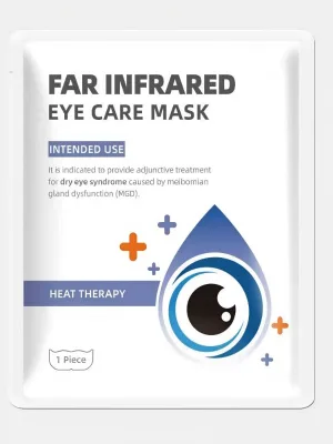Far-Infrared Hot Compress Eye Mask for Dry Eye Syndrome Air Activation No Power Supply Relieves Dry Eyes