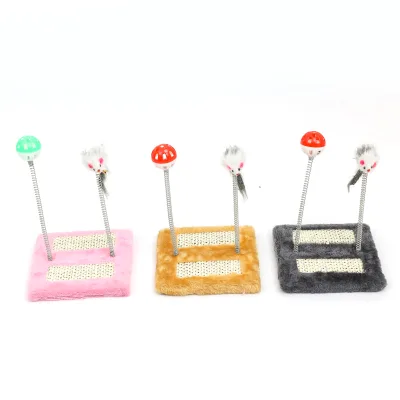 Factory Wholesale Cat Toys Interactive Spring Mouse Small Cat Cat Scratcher Toy