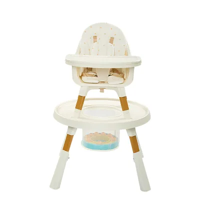 Multi-functional Adjustable High Chair With Detachable Double Tray High Quality Comfortable Feeding Chair for 6-36 Months