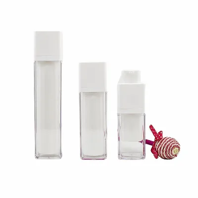 15ml 30ml 50ml Airless Pump Bottle Cosmetic Airless Bottle Plastic Lotion Pump Vacuum Container
