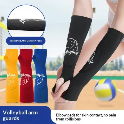 High Elastic Padded Forearm Arm Guards Sleeve Basketball Protection Custom Teens Volleyball Arm Sleeves for Volleyball