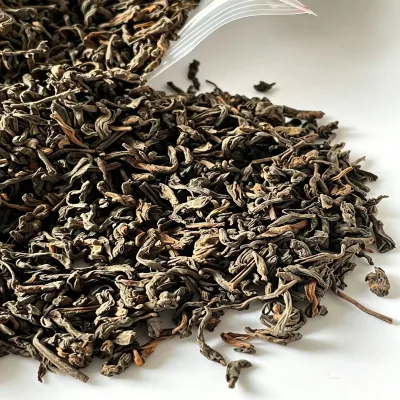 Yunnan Qiaomu Seven-Child Premium Organic Health Pu'er Ripe Tea Cake 100g Slimming Tea with Customized Packaging