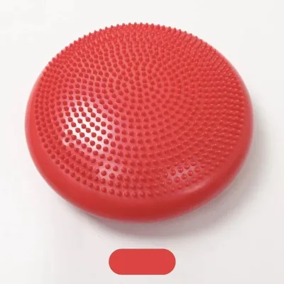 Wholesale Air Stability PVC Inflatable Yoga Massage Balance Pad Disc Wobble Cushion Air-Filled PVC Balance Cushion