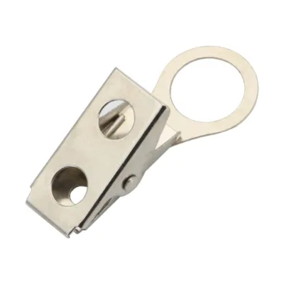 2026 High Quality Metal ID Clips Office Name Badge Spring Clip