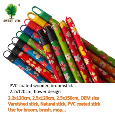 Manufacturing Durable Broom Stick Wooden Long Broom Stick Long Broom Stick