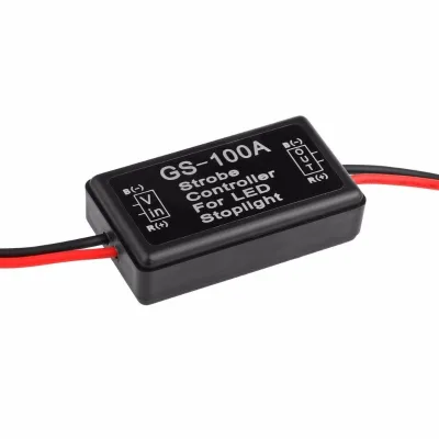 Durable 12V LED Strobe Controller GS-100A Universal Flasher Relay for Auto Brake Stop Lights Original Auto Parts for Cars