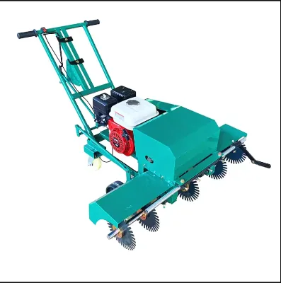 Hand Push Gasoline Lawn Marking Machine, Athletic Field Turf Cutter for Grass Line Marking and Sod Cutting Work