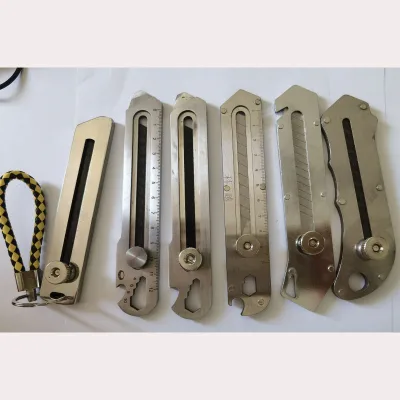 Utility Knives Stainless Steel Body 18mm Cutter Knife Set