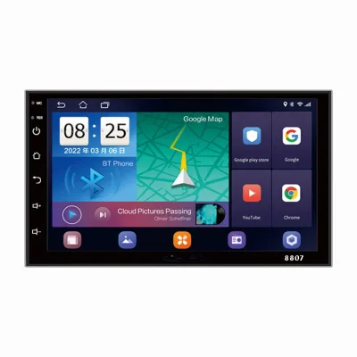 7-Inch 2DIN Android 11 Car MP5 Player with GPS WiFi Backup Camera CD Player FM Radio for & TV Integration