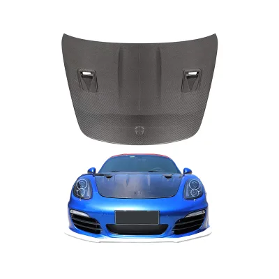 PM Brand Upgraded Carbon Fiber Engine Hood for 911 (991) GT3 RS 991.1 991.2 Cars with 1 Year Warranty