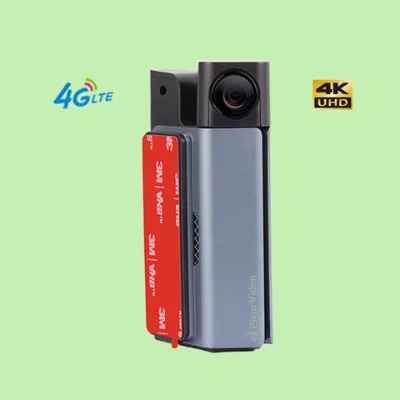 Anti-theft 4G Dash Cam with Remote Live View GPS Tracking 24h Parking Monitor Support 256GB TF Card 4K LTE Dash Cam