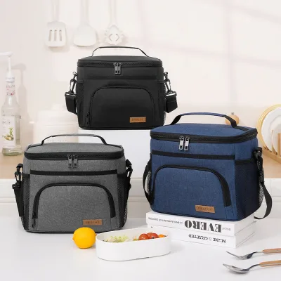 Beilian Cross-Border Oxford Cloth Leak-Proof Insulated Lunch Bag Portable Folding Design Large Capacity Outdoor Thermal Cooler