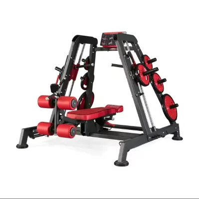 Commercial Gym Power Smith Machine Plate Loaded Equipment Horizontal/Declined Bench Press Chest Back Shoulder Hip Thrust