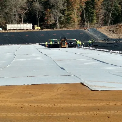 Geosynthetic Clay Liner Gcl Bentomat Bentoliner Landfill Lake Pond Mat