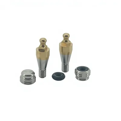 Manual Dental Implant Ball Attachment Kit with Silicone & Housing Set