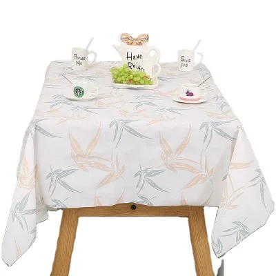Waterproof Oil-resistant Dining Table Non-washable PVC Tablecloth Rectangle Tablecloth Anti-scald Coffee Table Table Mat