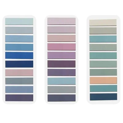 Transparent Sticky Index Tabs with Bold Colors for clear Easy Identification and Effortless Organization