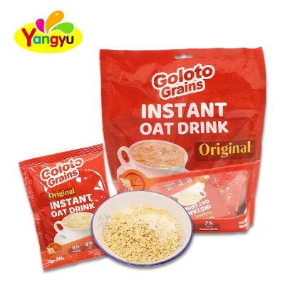 Premium Original Flavor Instant Oat Drink Powder Individually Wrapped Bag Pack Bulk Wholesale