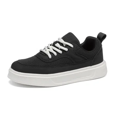 Chunky Trendy Versatile Breathable Lightweight Soft Sole Lace-up Mesh Men Summer Casual Skate Shoes