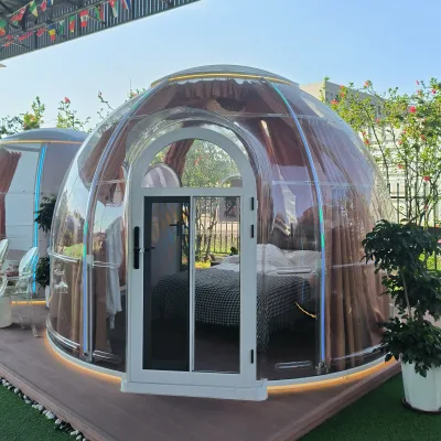 Factory Customization of PC Dome Houses with Diameters Ranging From 2.7 to 7 Meters