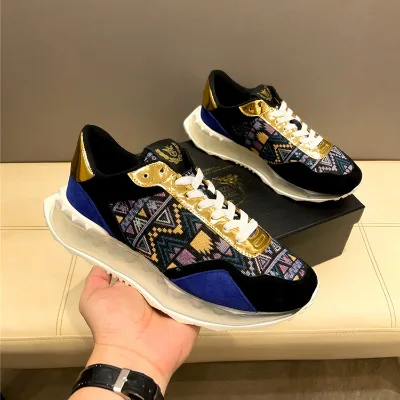 2025 New Luxury Mesh Sports Shoes Men's air Cushion Bottom Lightweight High Quality Walking Casual Shoes