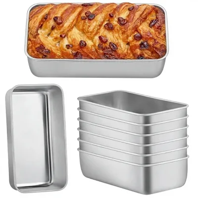 Stainless Steel Baking Tray Large Oven Pan Dishwasher Safe Reusable for Bread Cake Lasagna Meat Baking Home Kitchen Use