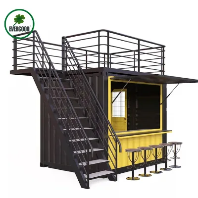 Cheap 10ft 15ft Fast-food Restaurant Convenience Small Shop Prefabricated Tiny Container Retail Store