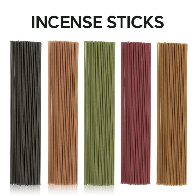 Natural Incense Sticks Yuzu Green Tea Sandalwood Aroma Bulk Wholesale Incense Sticks for Home Meditation Yoga Spiritual Use