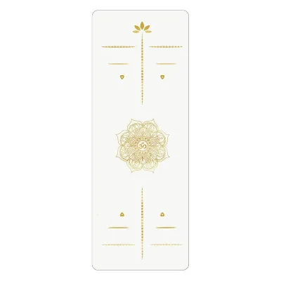 Custom Eco Friendly Fitness OEM Custom Printed Personalnized Design Anti slip Natural PU Rubber Yoga Mat