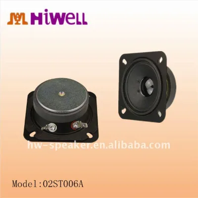 2.5 Inch 8 Watt RMS square Mini Speaker Supplier in Ktv