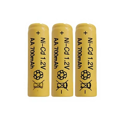 Rechargeable Nickel Cadmium CDAA700 700mAh 12V 0Wh Solar Lamp Battery No5 Spot China
