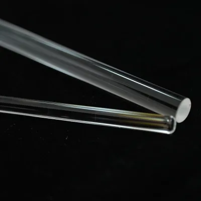 EAST High Purity Transparent Quartz K9 Rod Optics Instruments High Temperature Resistant Rod
