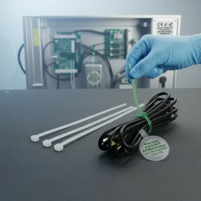 Non-Toxic RoHS Certified Ties for Medical Device Internal Wiring