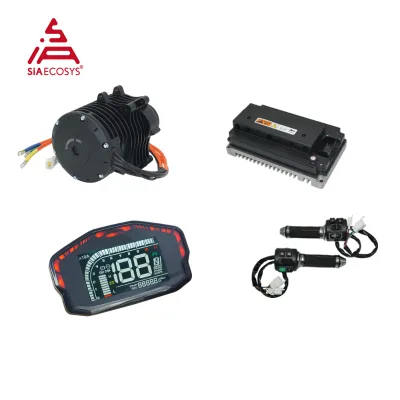QS MOTOR 138 3000W V3 5500W Max Continuous 72V 100KPH Mid Drive Motor Fardriver ND72680 Controller 5 Inch SCJ Motorcycles