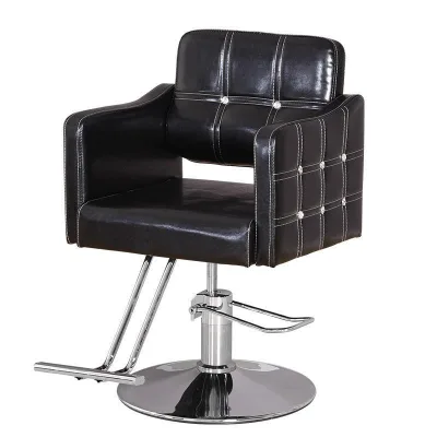 Hot Sales PU Leather Barber Chair Cheaper Hairdressing Chair Professional Hair Salon Chair with Footrest