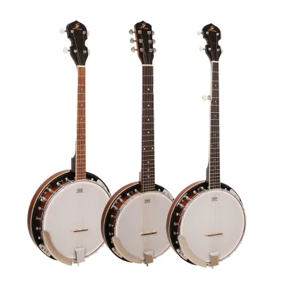 Wholesale China Factory 5 String Banjo Accept OEM ODM REMO Drum Skin Sapele Back Banjo for Sale